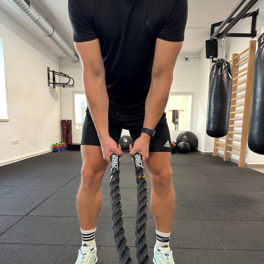 Battle rope gyakorlat